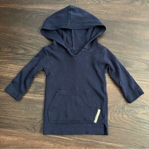 Loved Baby Lightweight Navy Blue Pullover Hoodie with Long Sleeves 9-12 months